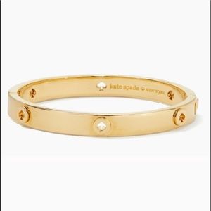 KATE SPADE ♠️ GOLD HINGED BANGLED 🆕 BRACELET